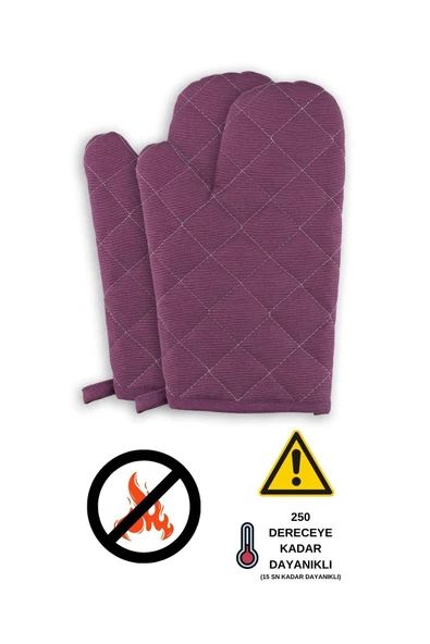 Yanmaz Ve Isıya Dayanıklı Fırın Eldiveni (2 ELDİVEN) - 10