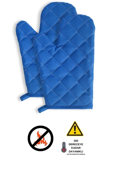 Yanmaz Ve Isıya Dayanıklı Fırın Eldiveni (2 ELDİVEN) - 6