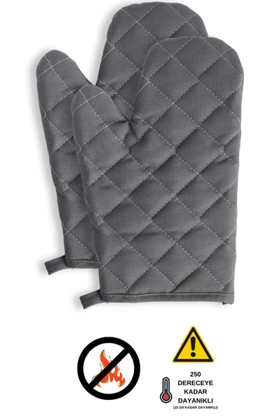 Yanmaz Ve Isıya Dayanıklı Fırın Eldiveni (2 ELDİVEN)