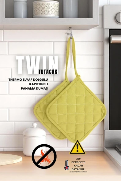 Twin Isıya Dayanıklı Fırın Tutacağı (1 ADET)