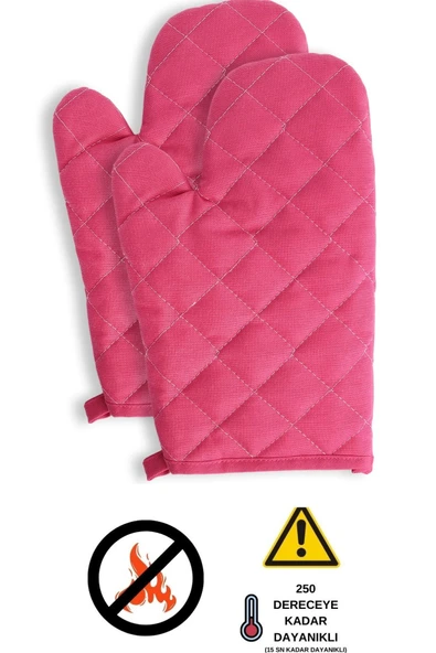 Yanmaz Ve Isıya Dayanıklı Fırın Eldiveni (2 ELDİVEN) - 5