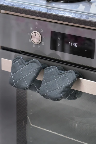 Crab Isıya Dayanıklı Kumaş Fırın Tutacağı Tutacak Modelleri Silikon Değil (2 ADET TUTACAK) - 11