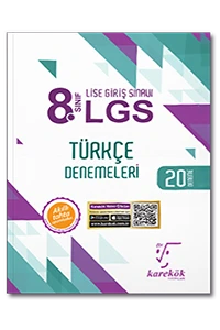 8. Sınıf LGS Türkçe 20li Deneme Sınavı ürün görseli