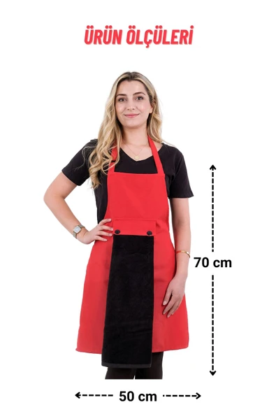 Star Ayar Askılı 5li Mutfak Önlüğü Seti (AYAR ASKILI HAVLULU ÖNLÜK, ŞAPKA, ELDİVEN, TUTACAK) - 10