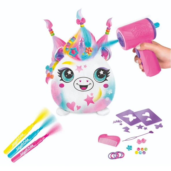 Airbrush Peluş Saç Hobi Set ürün görseli