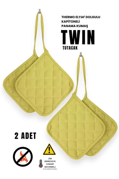 Twin İkili Paket Isıya Dayanıklı Fırın Tutacağı (2 ADET) - 6