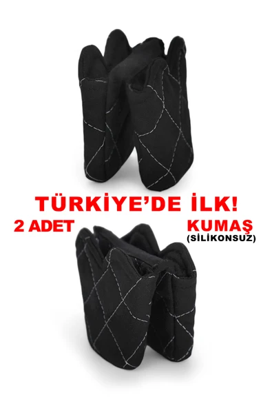 Crab Isıya Dayanıklı Kumaş Fırın Tutacağı Tutacak Modelleri Silikon Değil (2 ADET TUTACAK) - 3