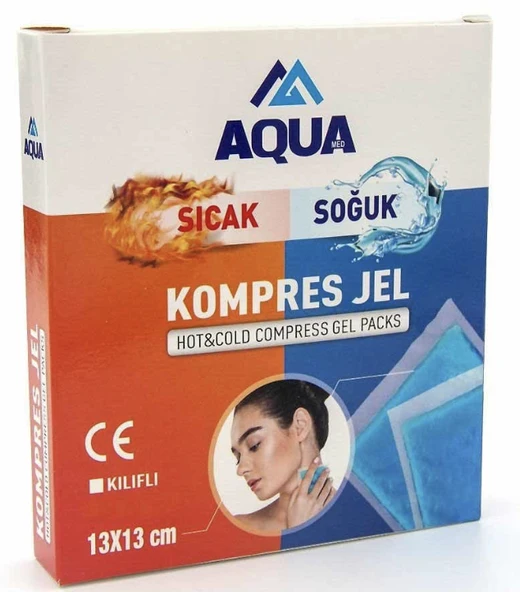 JEL BUZ KOMPRESS AQUA KUTULU ( 10 ADET ) ürün görseli 1