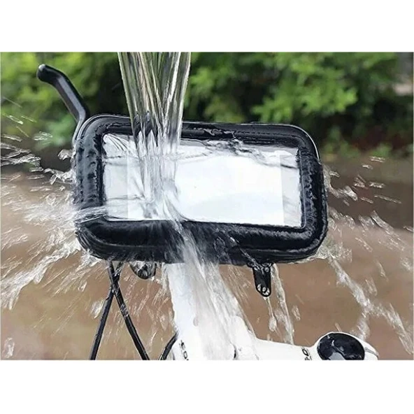 Su Geçirmez Motosiklet Telefon Tutucu - Resim 3