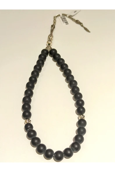 Monalisa Home Siyah Renk Lüks Gösterişli Mat Tesbih ürün görseli 1