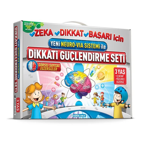 Dikkati Güçlendirme Seti 3 Yaş - Yeni Neoro - Via Sistemi İle ürün görseli