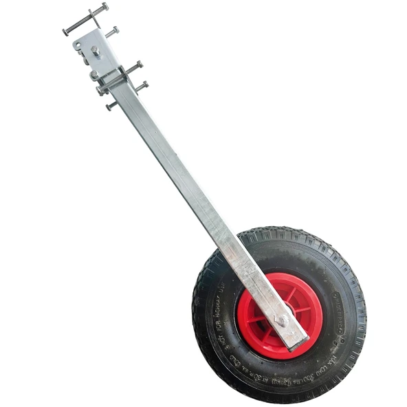 Fishika Galvanizli Küçük Boy Bot Taşıma Tekerleği - Resim 2