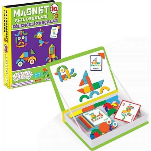 Magnetik Eğlenceli Parçalar - Manyetik Akıl Oyunları Lisanslı Ürün - Resim 4
