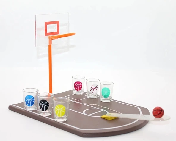 Basket Tasarımlı Shot Bardak Oyunu Alk1082