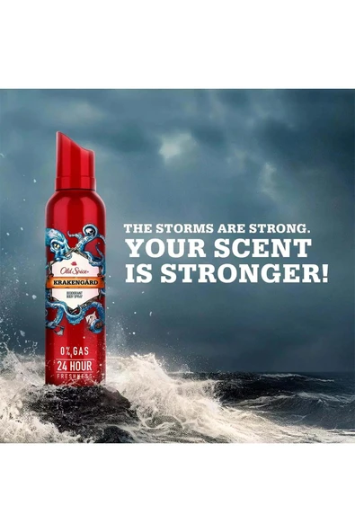 Old Spice Krakengard Erkek Deodorant Vücut Spreyi 140ML - 2