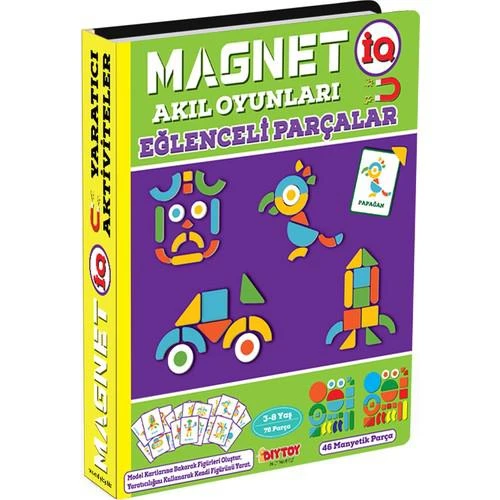 Magnetik Eğlenceli Parçalar - Manyetik Akıl Oyunları Lisanslı Ürün - Resim 2