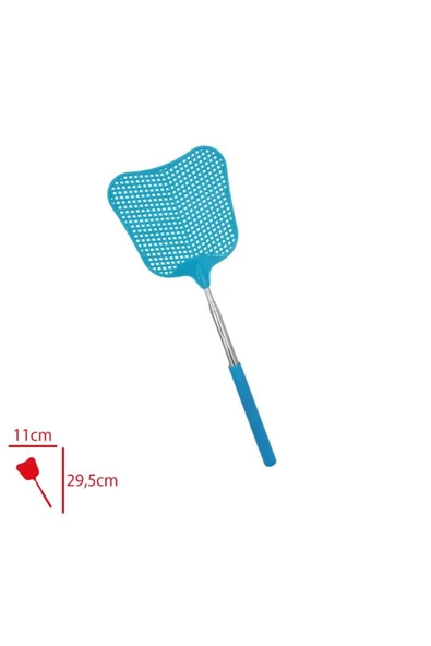 Teleskopik Sineklik Aparatı Açılır Kapanır Uzayabilen Sinek Avcısı Sinek Kovucu Sinek Raketi Şaplak - 3