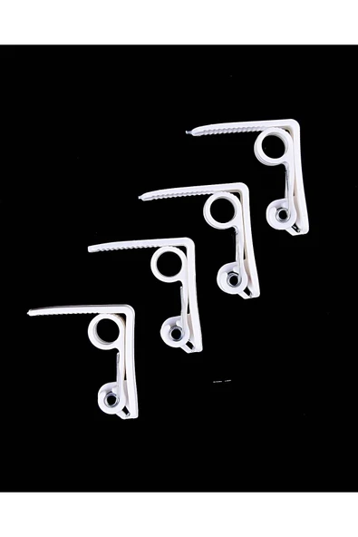 4 Adet Yaylı Masa Örtüsü Mandalı Yaylı Masa Mandalı - 7