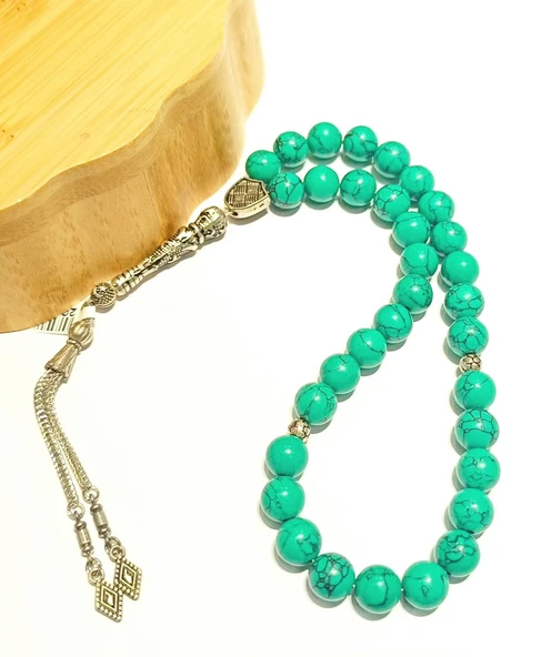 Monalisa Home Renkli Gösterişli Parlak Lüks Tesbih ürün görseli 1