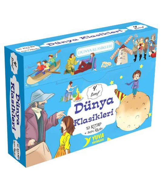 4. Sınıf Dünya Klasikleri Serisi (10 Kitaplık Set) ürün görseli