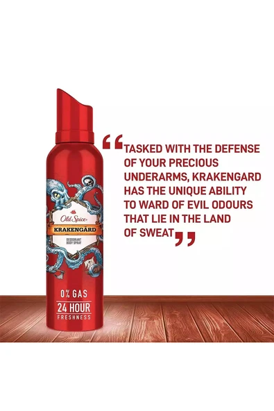 Old Spice Krakengard Erkek Deodorant Vücut Spreyi 140ML - 4