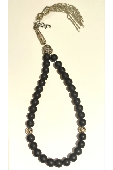 Monalisa Home Siyah Renk Lüks Gösterişli Mat Tesbih ürün görseli 1