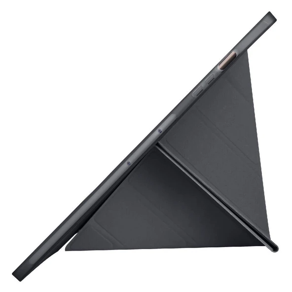 Samsung Galaxy Tab S10 FE Plus SM-X620 13.1 İnç Uyumlu Katlanabilir Kalemlikli Standlı Akıllı Kılıf  Siyah - Resim 5