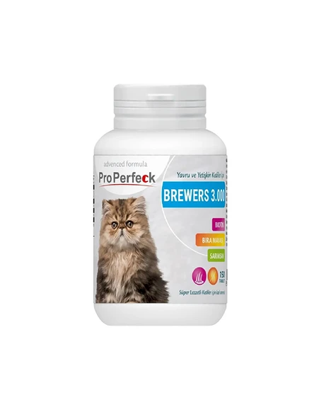 PRO PERFECK KEDİLER İÇİN BREWERS 150 TABLET