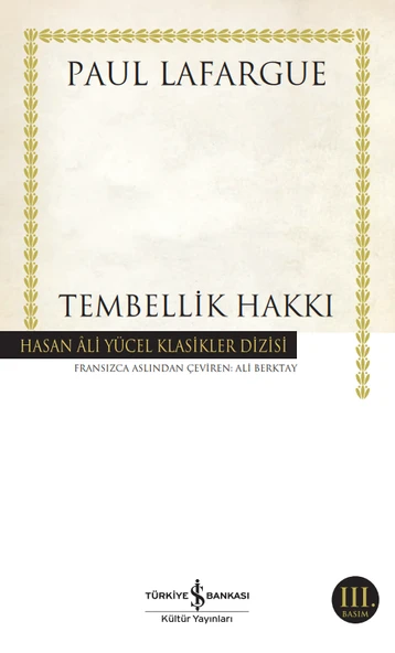 Tembellik Hakkı ürün görseli