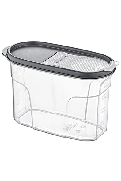 Embox Çift Kapak Sistemli Erzak Kabı - Hava Aldırmaz Kapaklı Saklama Kabı 1200 ML 12 x 20 Cm - 2