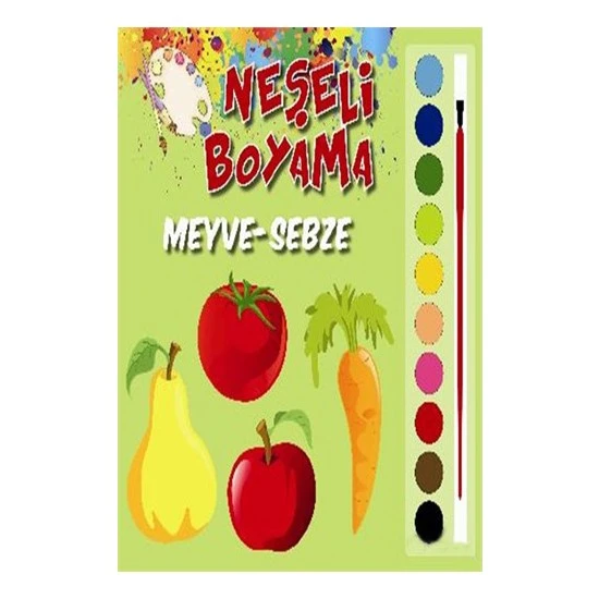 Neşeli Boyama - Meyve Sebze ürün görseli