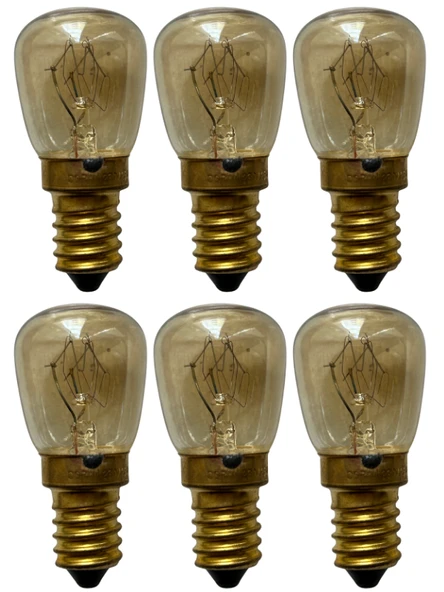 (6 Adet) Ledvance 25W Sarı Işık E14 Duylu (İnce Duy) Fırın Ampulü ürün görseli 1