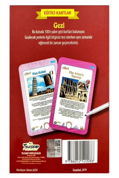 Gezi - Eğitici Kartlar - Resim 2