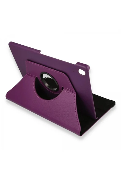 Litae Trend BFS  Lenovo M10 FHD Plus X606F Kılıf 360 Tablet Deri Kılıf - Mürdüm ürün görseli 1