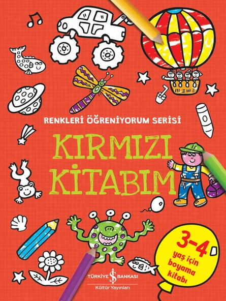 Kırmızı Kitabım - Renkleri Öğreniyorum Serisi ürün görseli