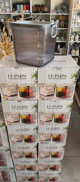 Waco Medium Organizer Akrilik Lüx Patates Soğan & Deterjan Saklama Kabı Kapaklı 5 Litre 1 Adet - 3