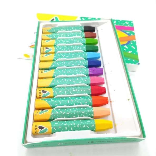 Pastel Boya 12 Renk - Resim 4