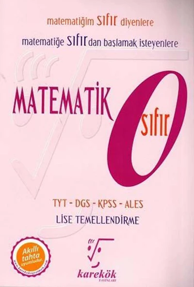 Karekök Matematik Sıfır ürün görseli