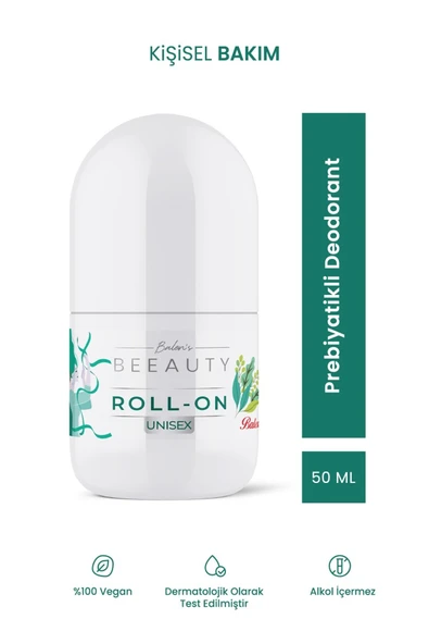 Balen's Beeauty Unısex Prebiyotikli Deodorant Roll-On x 50 Ml