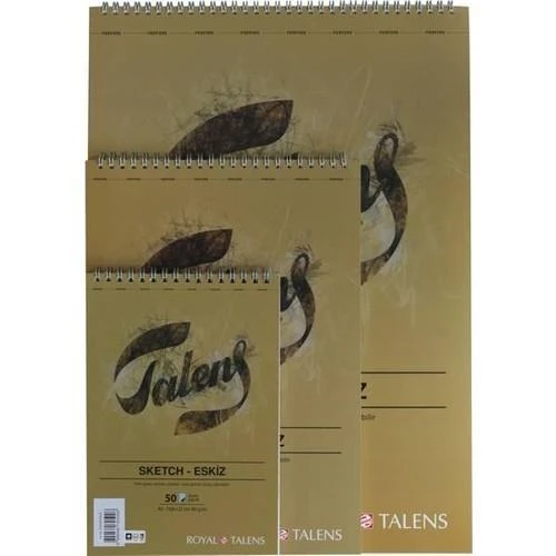 TALENS ESKİZ BLOĞU 90 GR A4 50 YP ÜSTEN SPİRALLİ ürün görseli