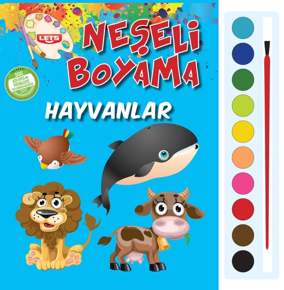Neşeli Boyama - Hayvanlar ürün görseli