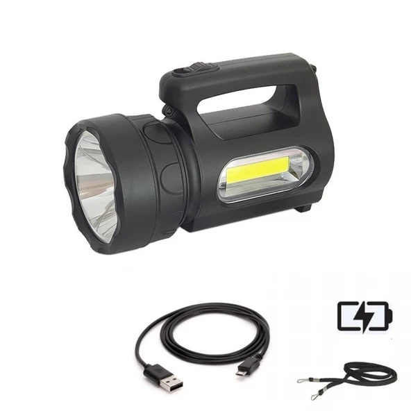 900 Lümen Ultra Güçlü El Feneri  Wt-613 ürün görseli 1