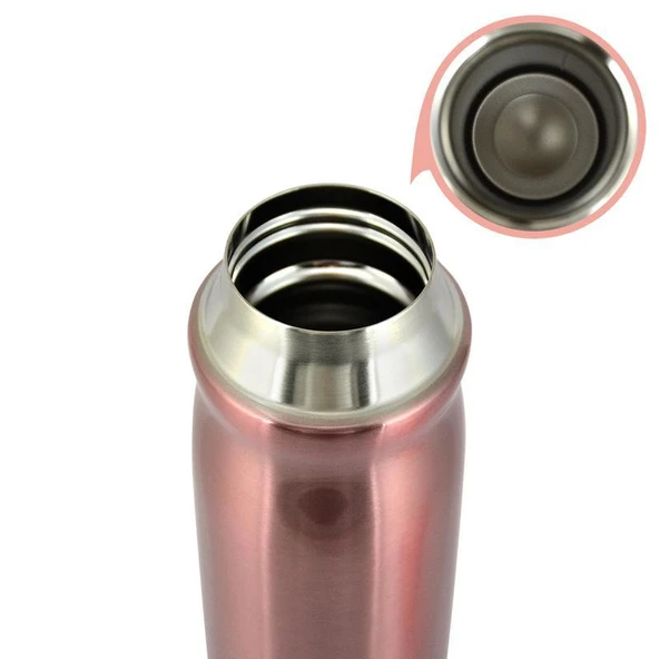 Trendix Çelik Termos 500ml Pastel Pembe U5000 PP - Resim 5