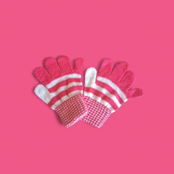 Çocuk Eldiveni Pembe Bebe Eldiven 1-4 Yaş ürün görseli