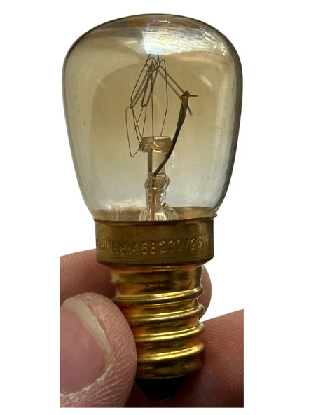 (2 Adet) Ledvance 25W Sarı Işık E14 Duylu (İnce Duy) Fırın Ampulü - Resim 4