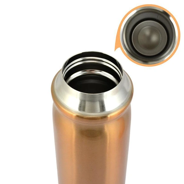 Trendix Çelik Termos 350ml Pastel Turuncu U1800 PT - Resim 5