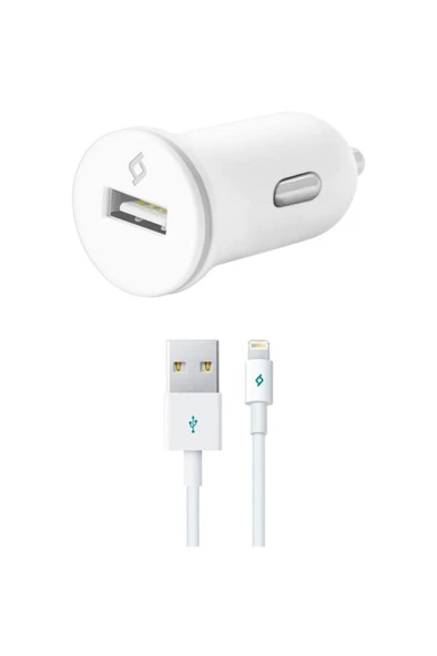 Ttec Compact Araç Şarj Cihazı Lightning 1000 Mah Beyaz ürün görseli