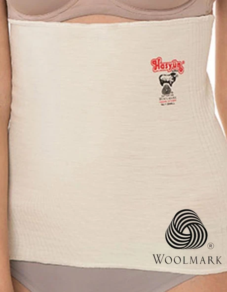 Hasyün Erkek %100 Yün Süper İnce Korse 705EE - 1 Adet  Ekru S - Resim 2