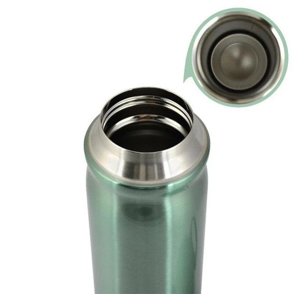 Trendix Çelik Termos 500ml Pastel Yeşil U5000 PY - Resim 5