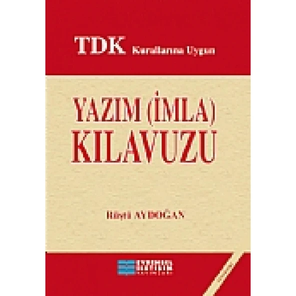 Yazım Kılavuzu (Büyük Boy) ürün görseli